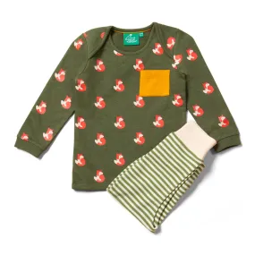 Organic T-Shirt & Jogger Playset - Little Fox