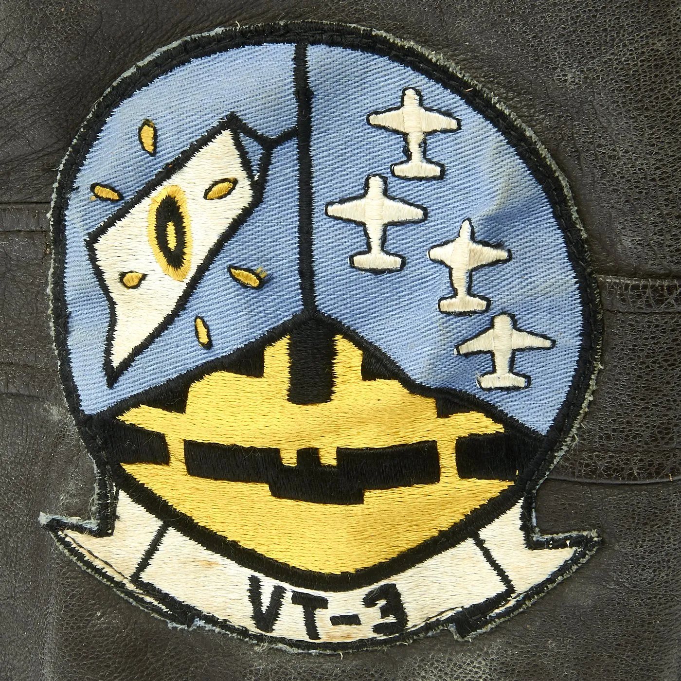 Original U.S. Vietnam War Named USN Attack Squadron Fighter Pilot Patched Flight G-1 Jacket