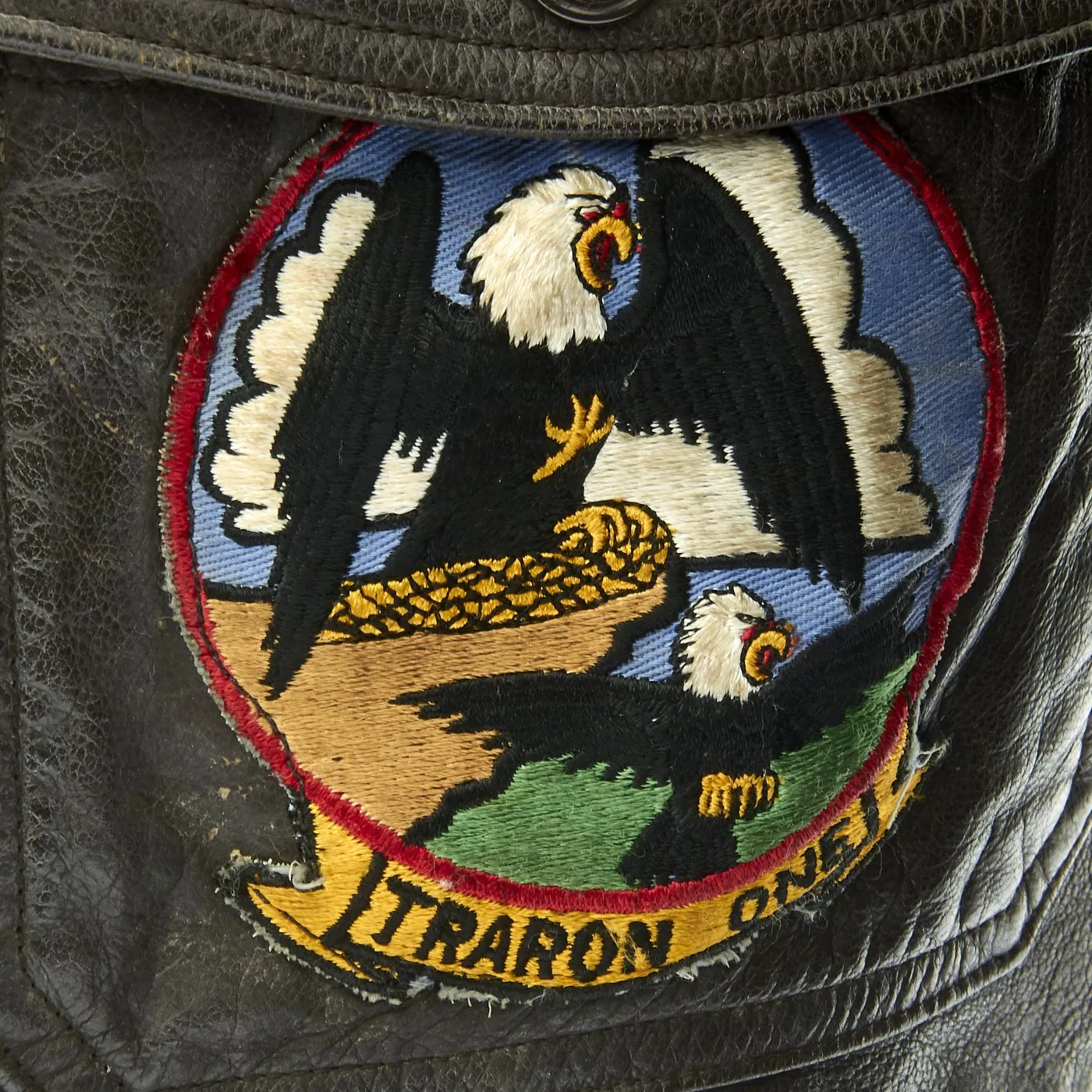 Original U.S. Vietnam War Named USN Attack Squadron Fighter Pilot Patched Flight G-1 Jacket