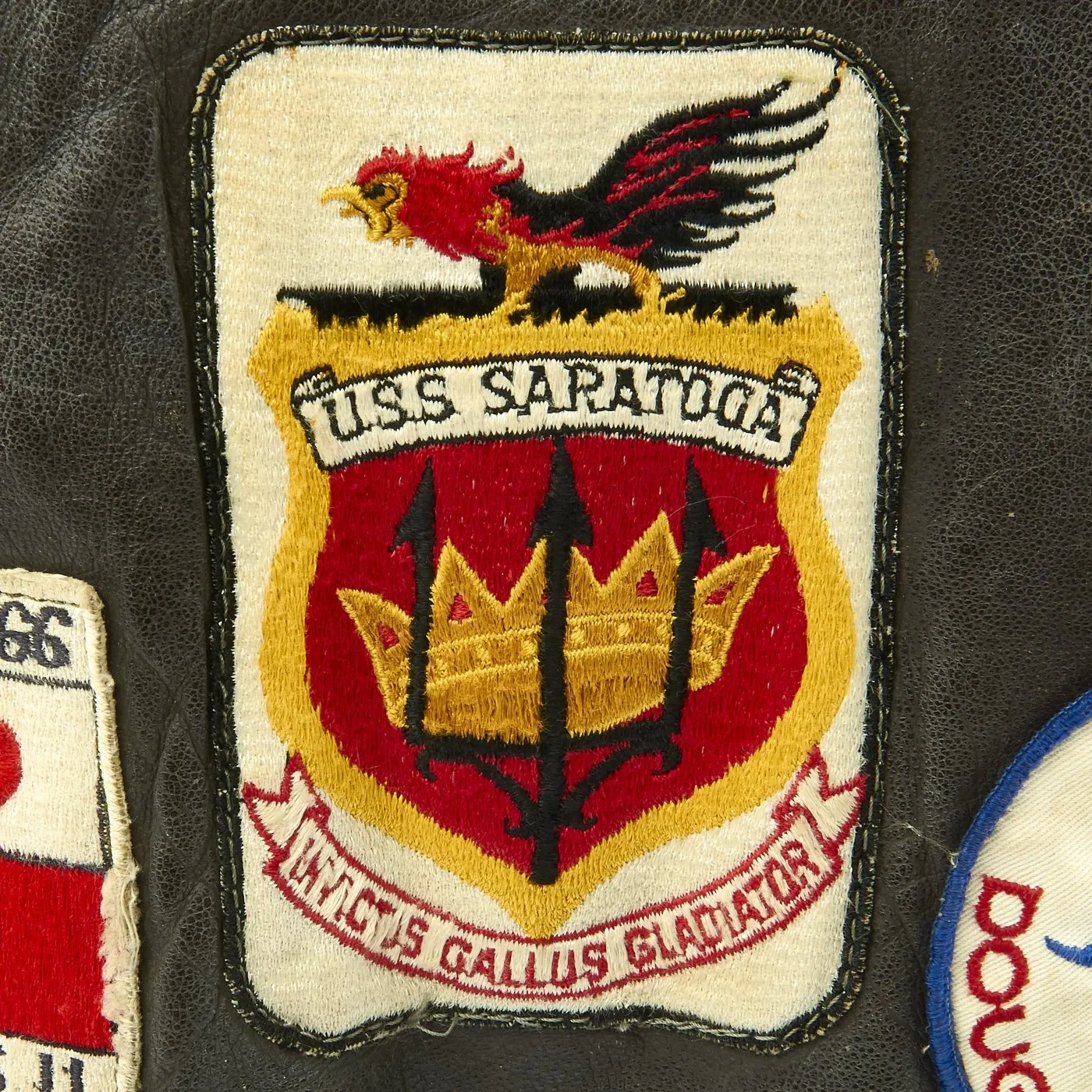 Original U.S. Vietnam War Named USN Attack Squadron Fighter Pilot Patched Flight G-1 Jacket