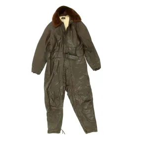 Original U.S. WWII Navy CFN-24 Colvinex Leather Heavy Flight Suit