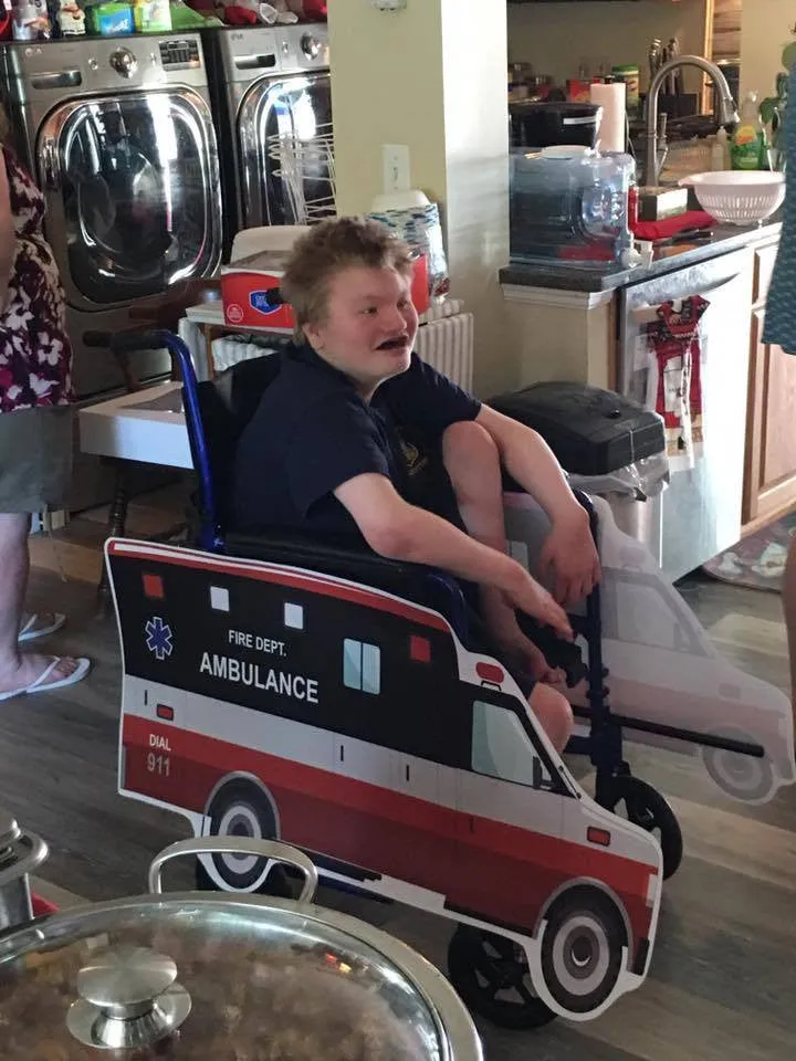 OS Ambulance Wheelchair Costume Child's