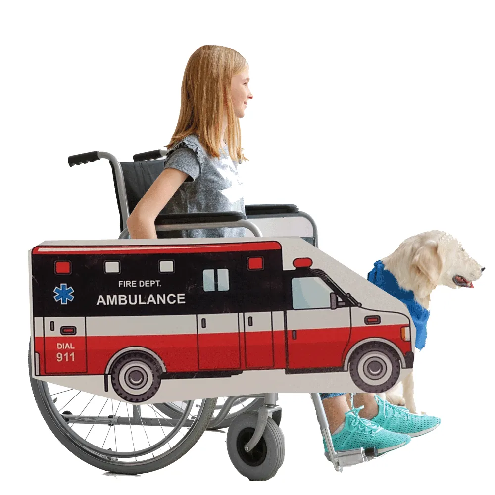 OS Ambulance Wheelchair Costume Child's