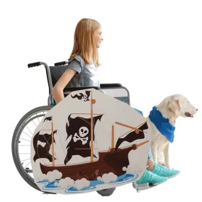 OS Pirate Ghost Ship Wheelchair Costume Child's