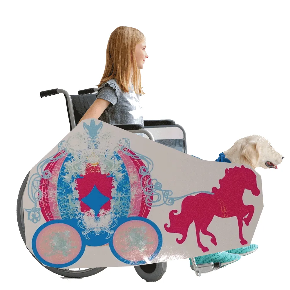 OS Princess Horse and Buggy 2 Wheelchair Costume Child's