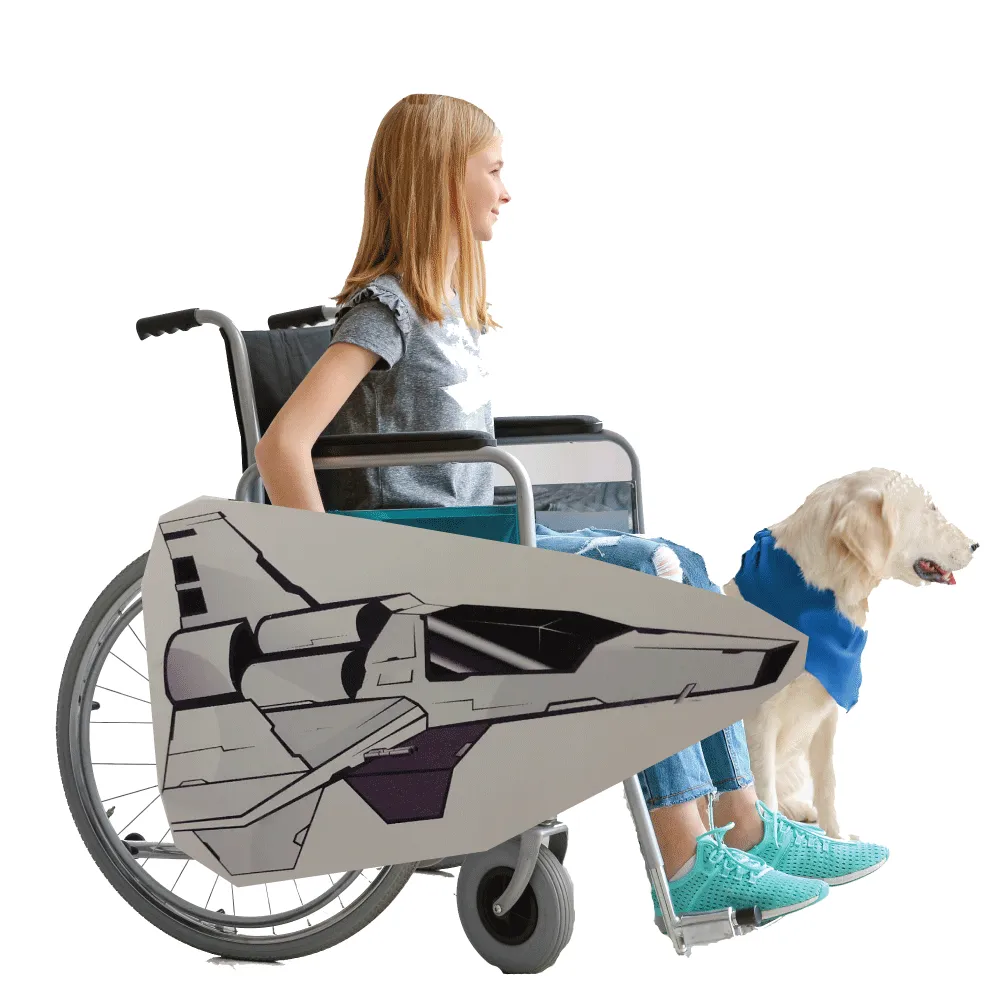 OS Space Fighter Wheelchair Costume Child's