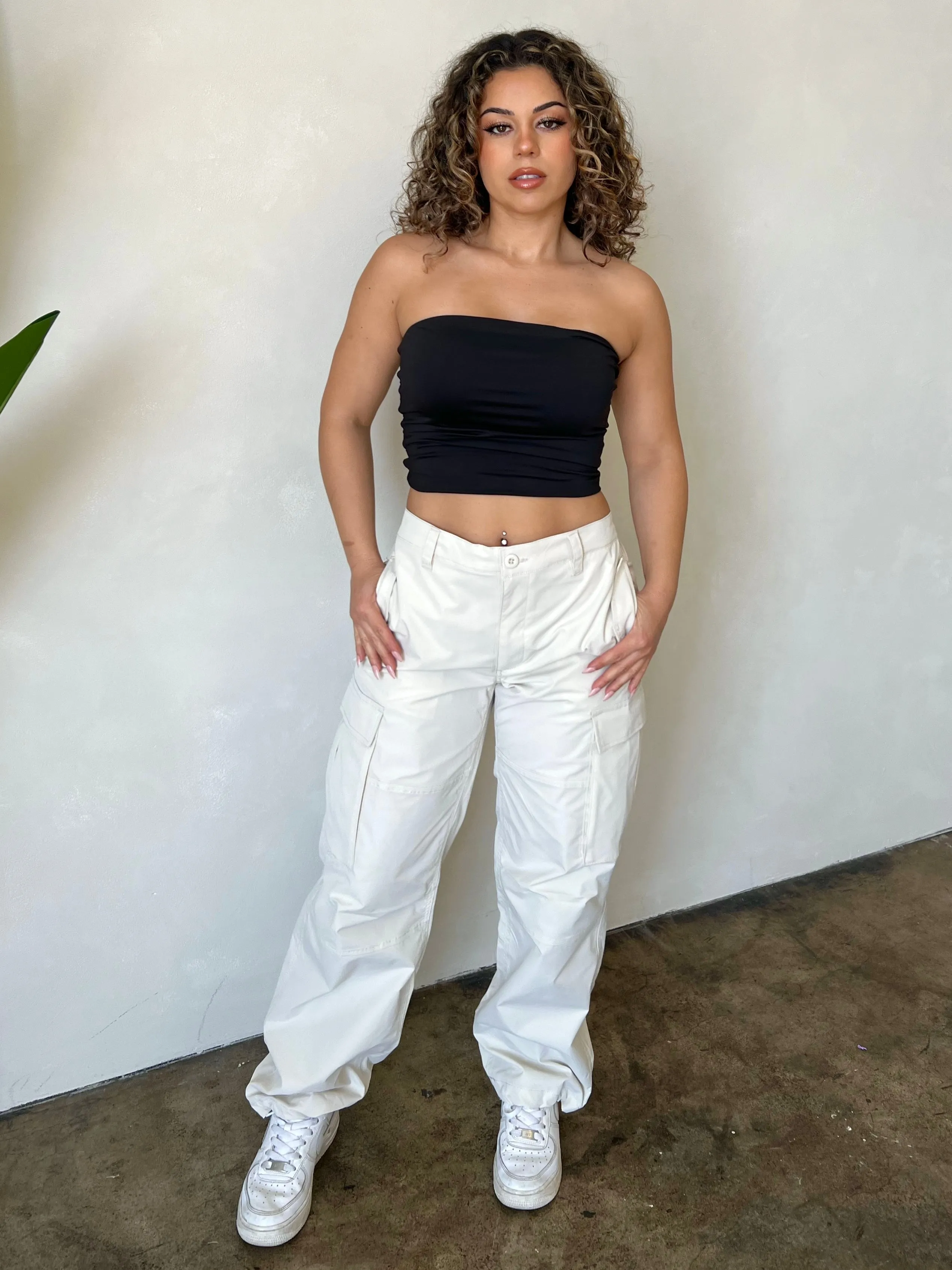 Paige Cargo Pants (Cream)