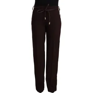 Patrizia Pepe Elegant High Waist Straight Formal Pants