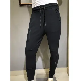 PB Black Polyester Slim Joggers