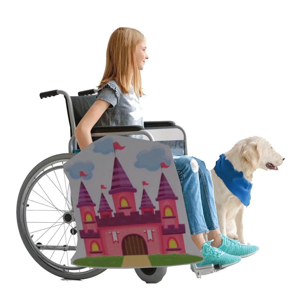 Pink Castle Wheelchair Costume Child's