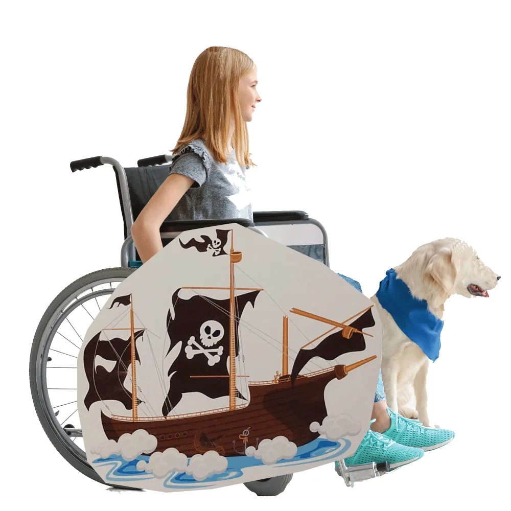 Pirate Ghost Ship Wheelchair Costume Child's