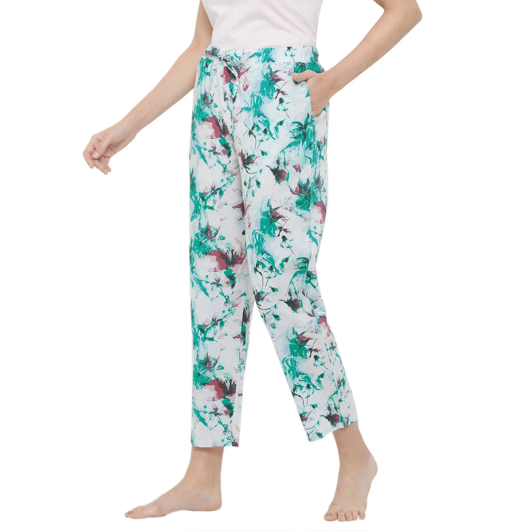 Printed Pyjama with Pockets-NT-121