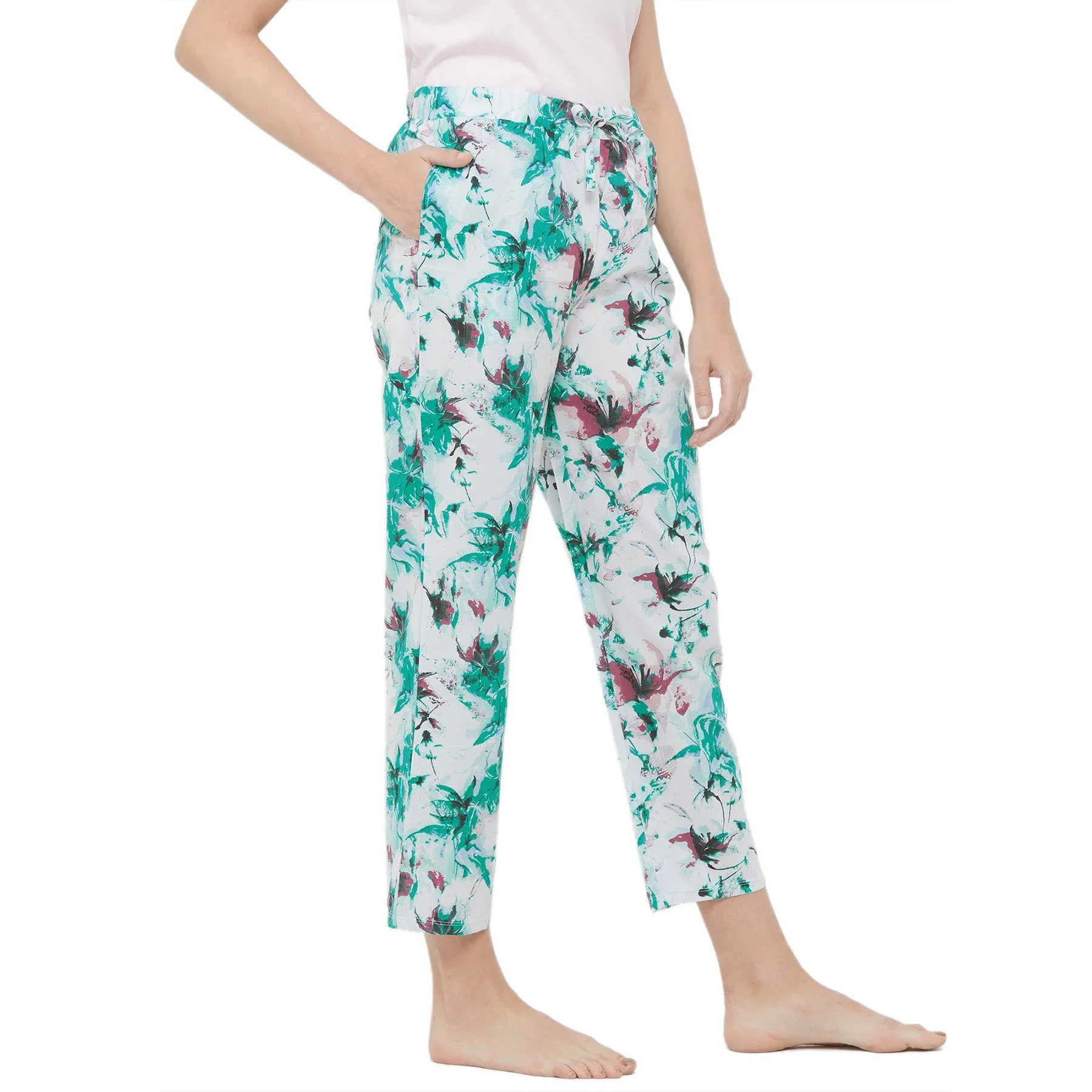 Printed Pyjama with Pockets-NT-121