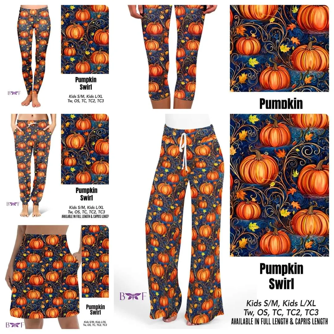 Pumpkin Swirl Leggings with pockets