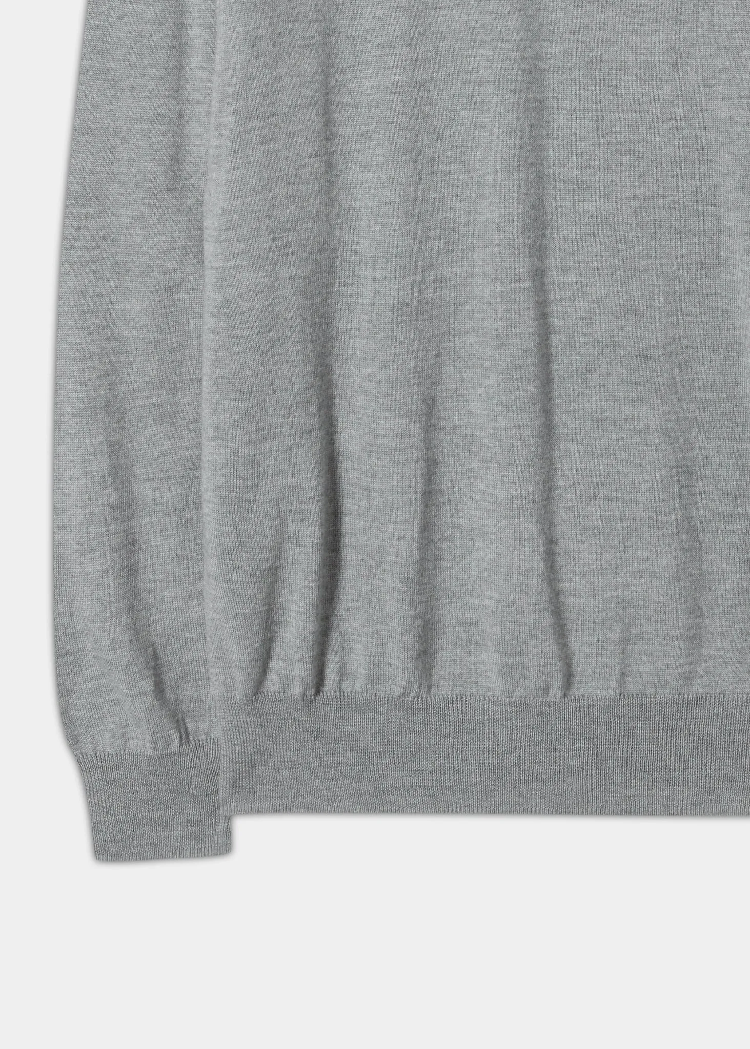 Radstone Men's Merino Wool Jumper in Grey Mix - Regular Fit