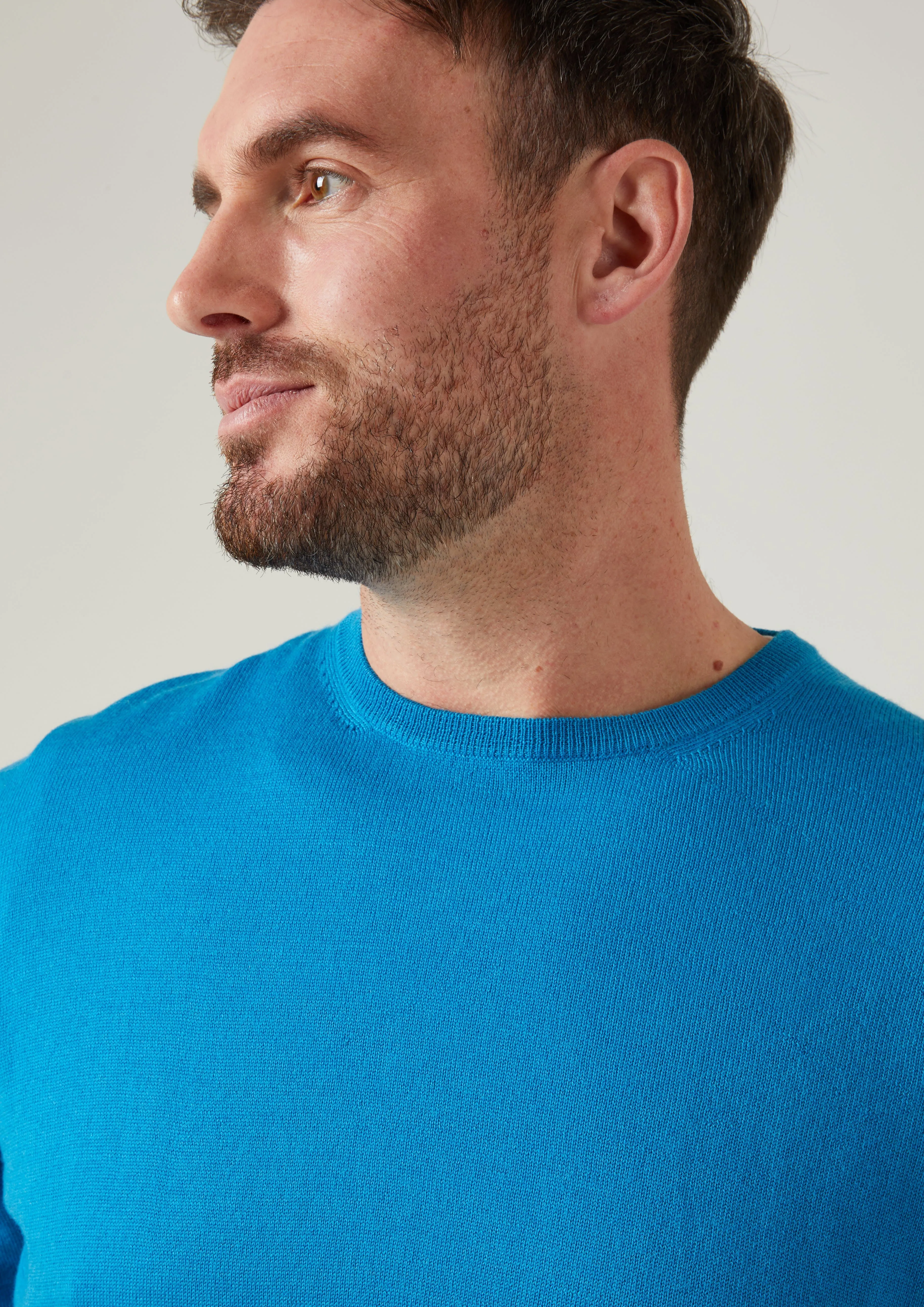 Radstone Men's Merino Wool Jumper in Zircon - Regular Fit