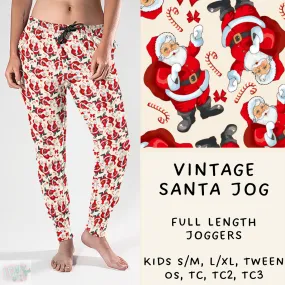 Ready To Ship - Vintage Santa Joggers