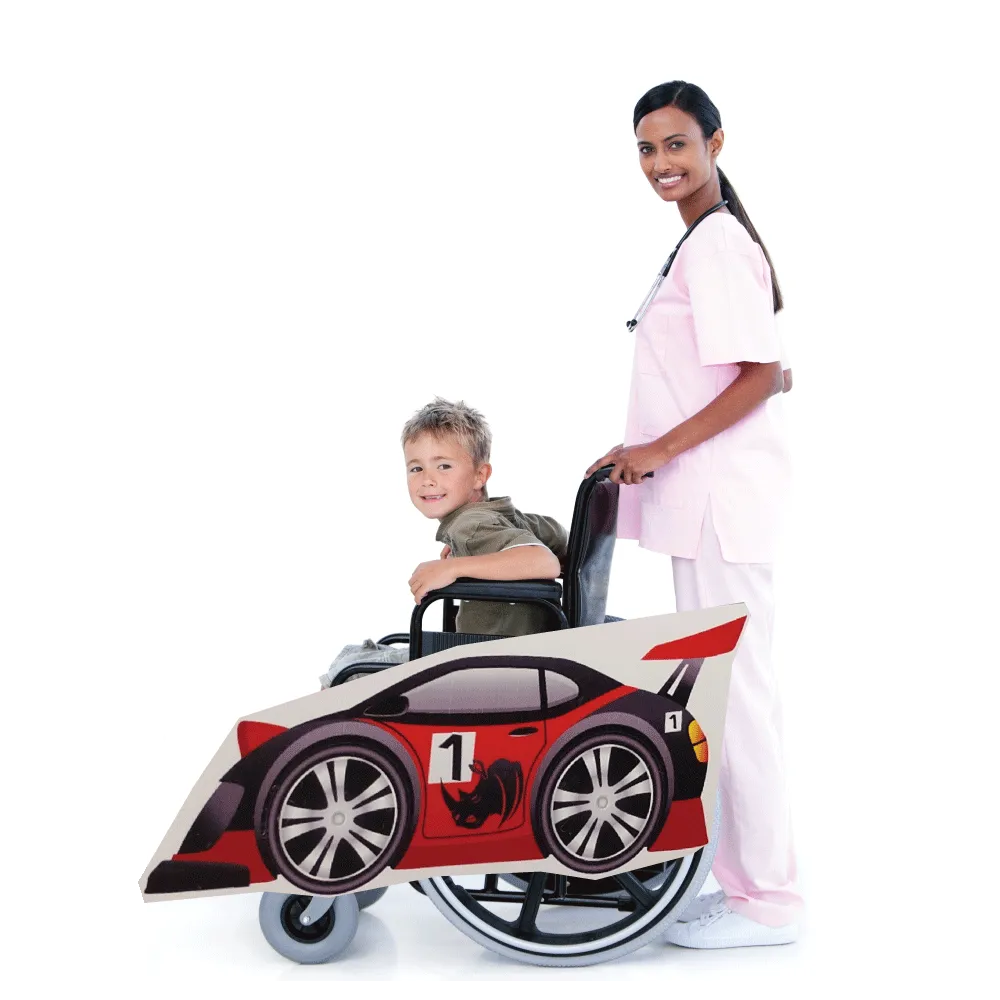 Red Race Car Wheelchair Costume Child's