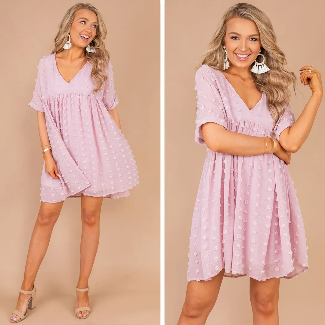 Remember The Days Light Pink Babydoll Dress