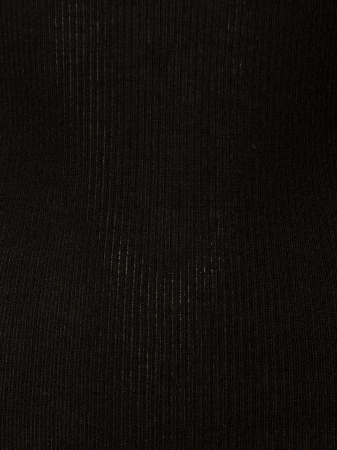 Ribbed Cashmere Silk Mock Neck Pullover