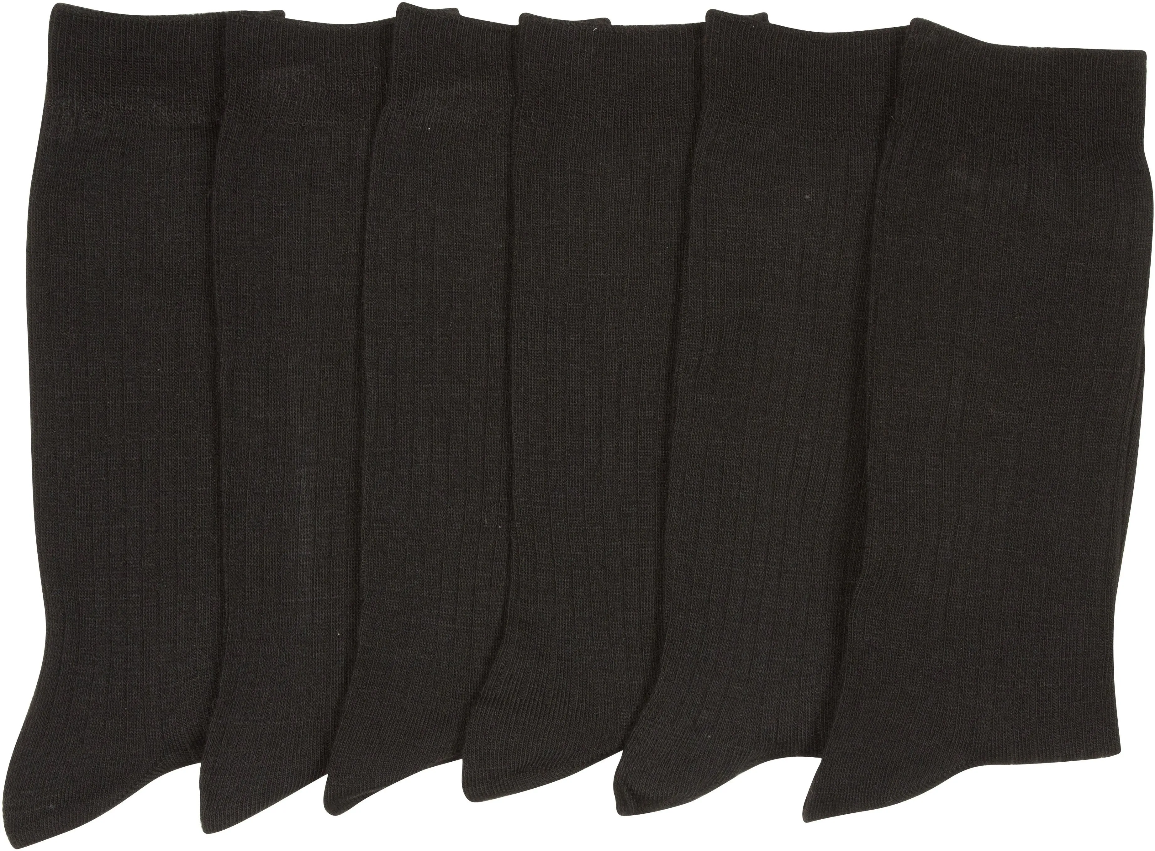 Sakkas Mens Cotton Blend Pattern And Ribbed Dress Socks Value 6-Pack