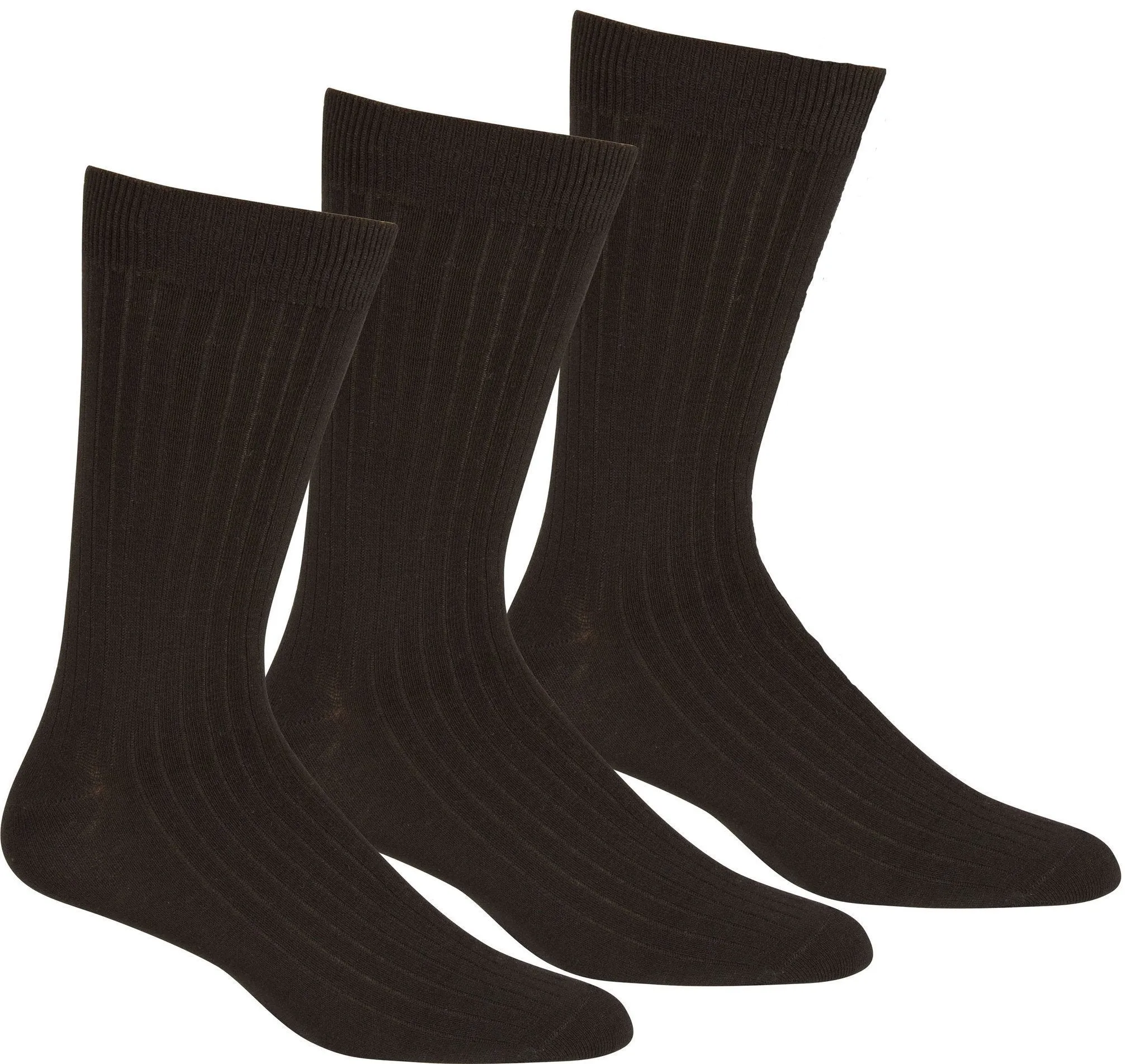 Sakkas Mens Cotton Blend Pattern And Ribbed Dress Socks Value 6-Pack