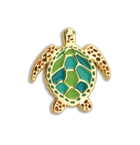 Sea Turtle Enamel Pin