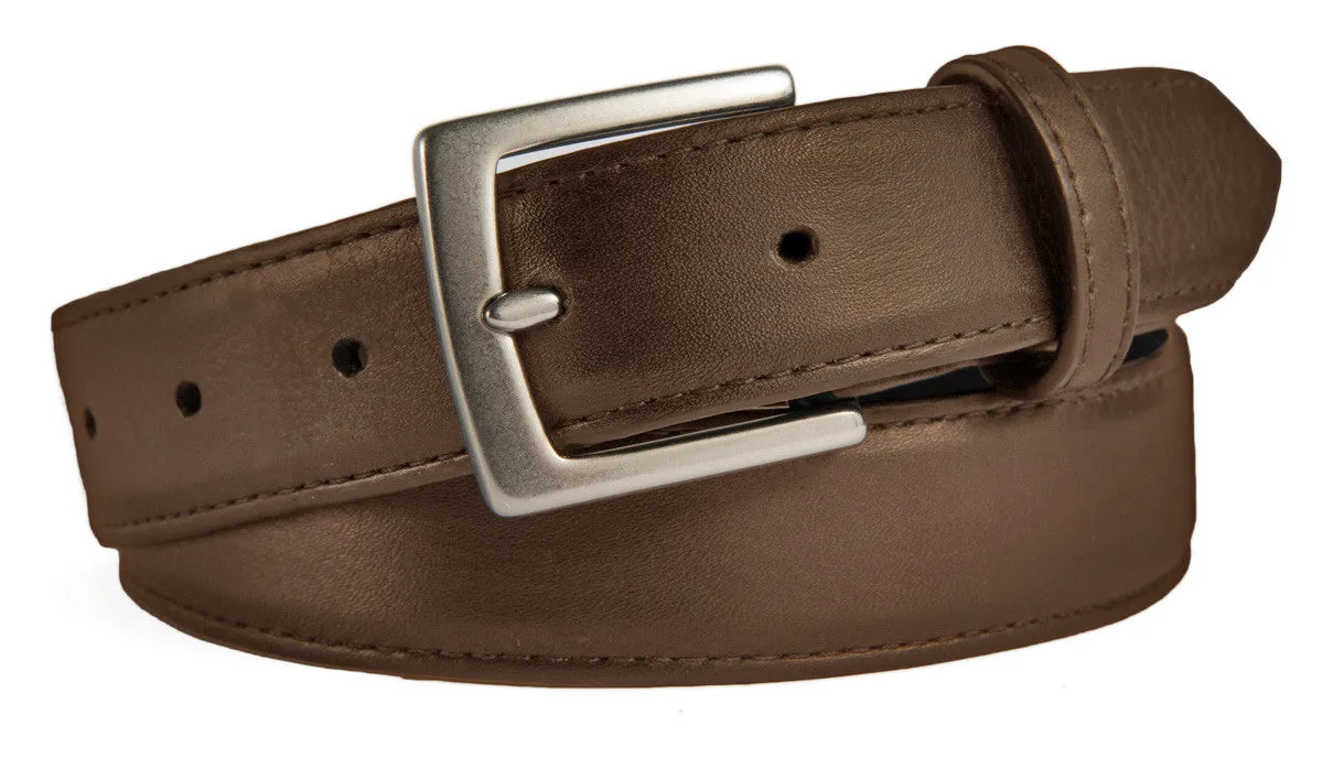 Signature Belt, (1.25") Brushed Silver Buckle