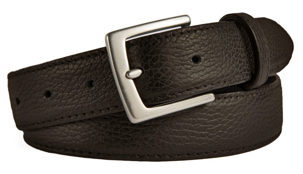 Signature Belt, (1.25") Brushed Silver Buckle