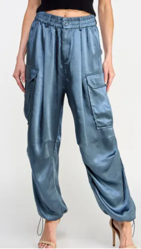 Silky Cargo Pants