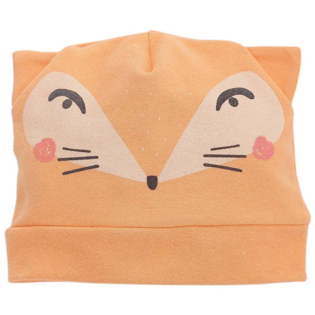 Smart Fox Beanie Orange