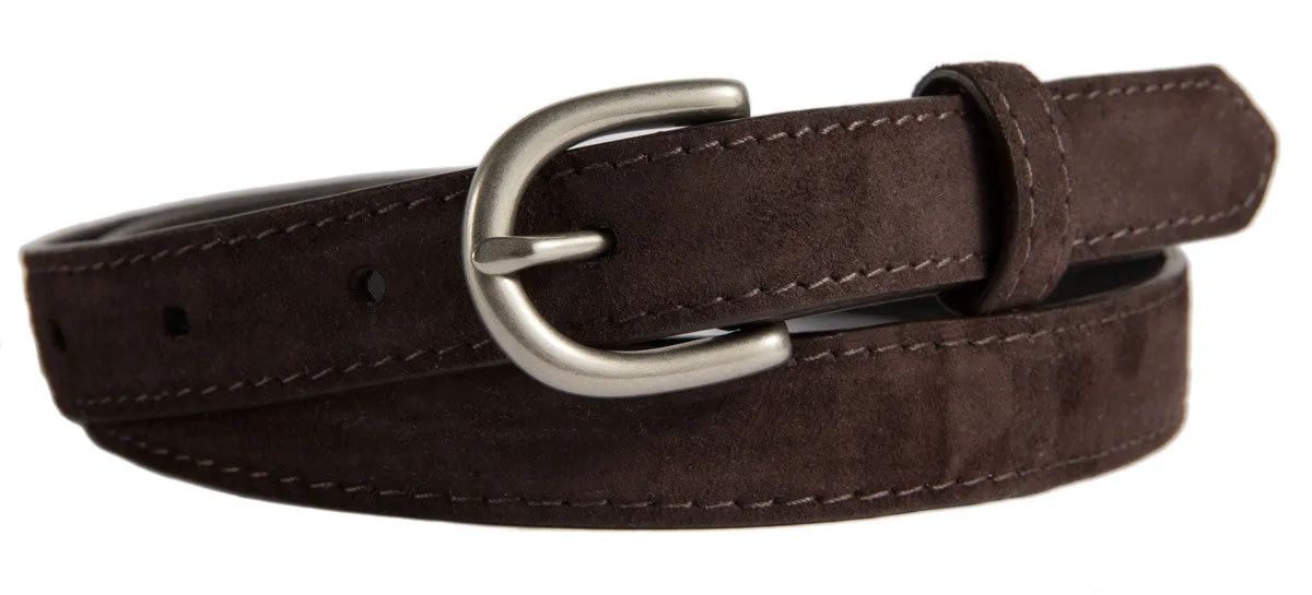 Soho Belt, (0.75") Brushed Silver Buckle