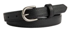 Soho Belt, (0.75") Brushed Silver Buckle