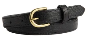 Soho Belt, (0.75") Gold Buckle