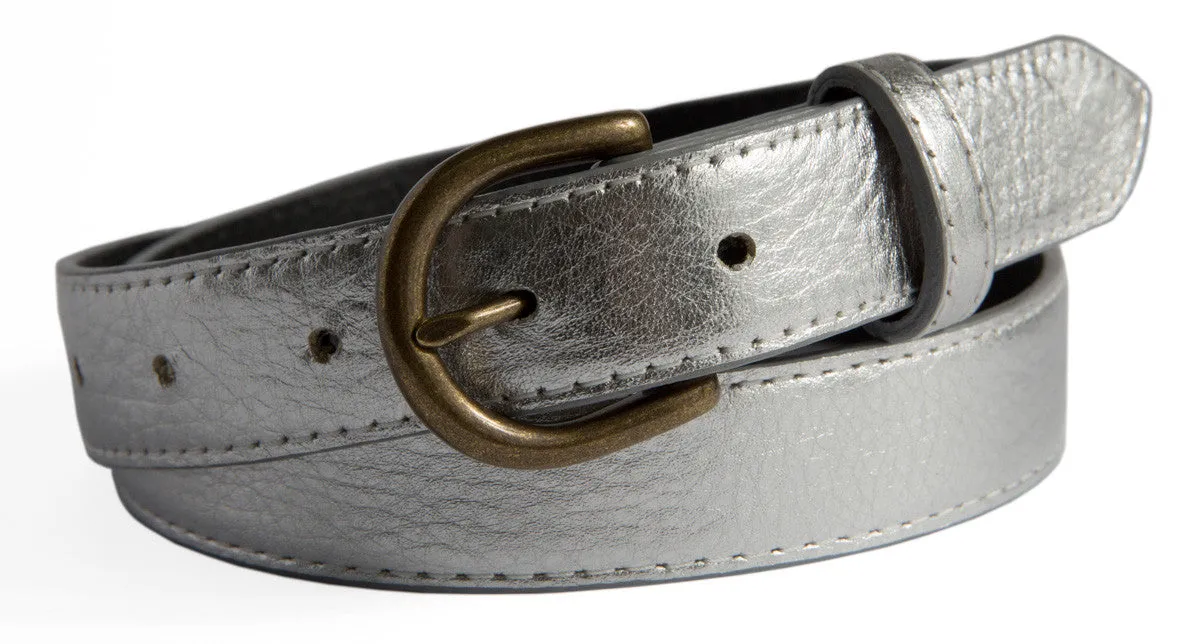 Soho Belt, (1.25") Antiqued Brass Buckle