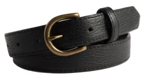 Soho Belt, (1.25") Antiqued Brass Buckle