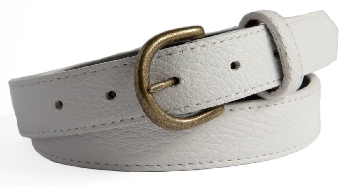 Soho Belt, (1.25") Antiqued Brass Buckle