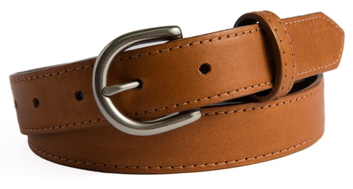 Soho Belt, (1.25") Brushed Silver Buckle