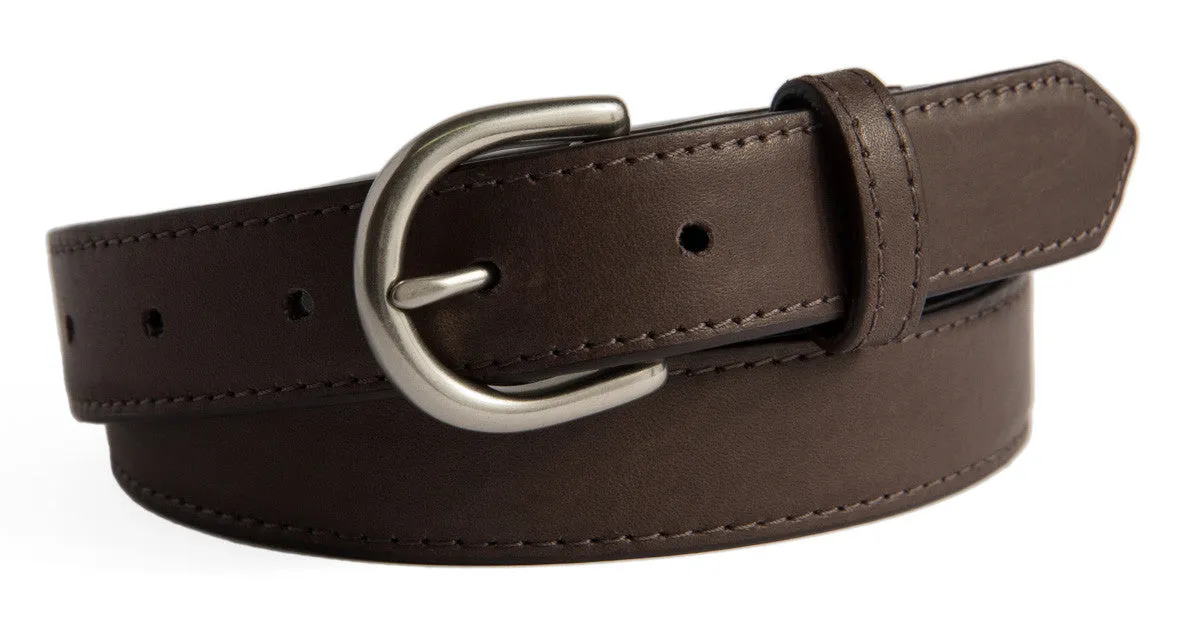 Soho Belt, (1.25") Brushed Silver Buckle