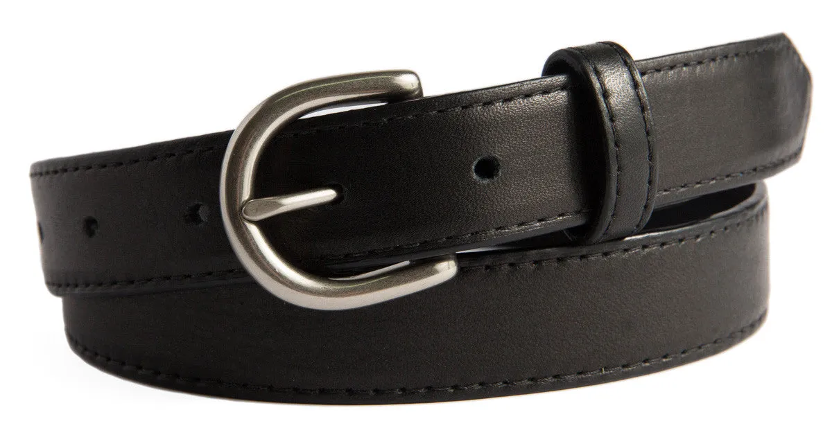 Soho Belt, (1.25") Brushed Silver Buckle