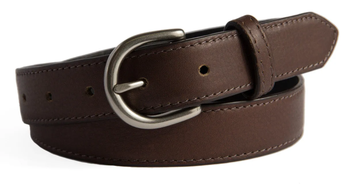 Soho Belt, (1.25") Brushed Silver Buckle