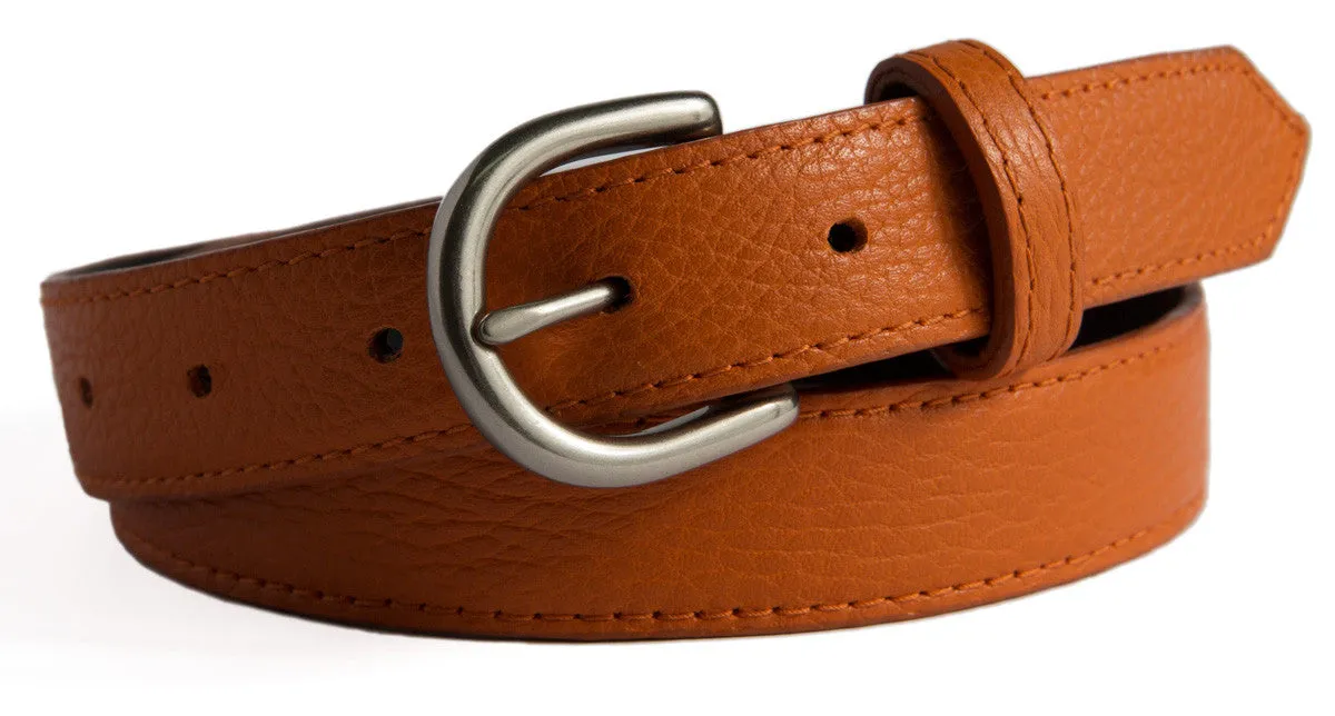 Soho Belt, (1.25") Brushed Silver Buckle