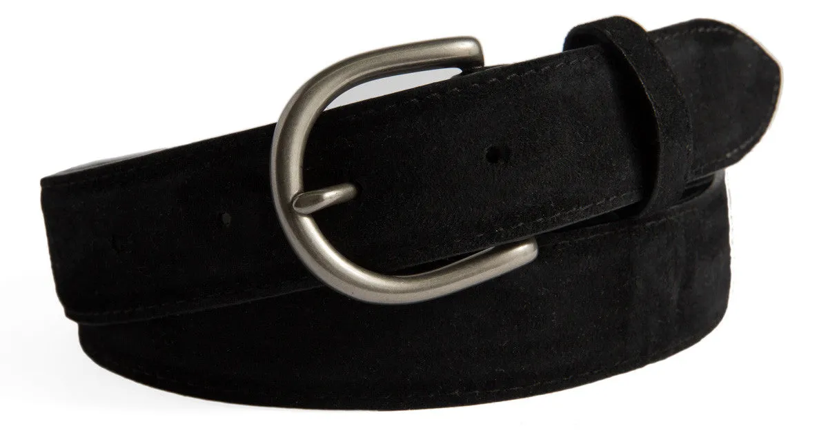 Soho Belt, (1.25") Brushed Silver Buckle