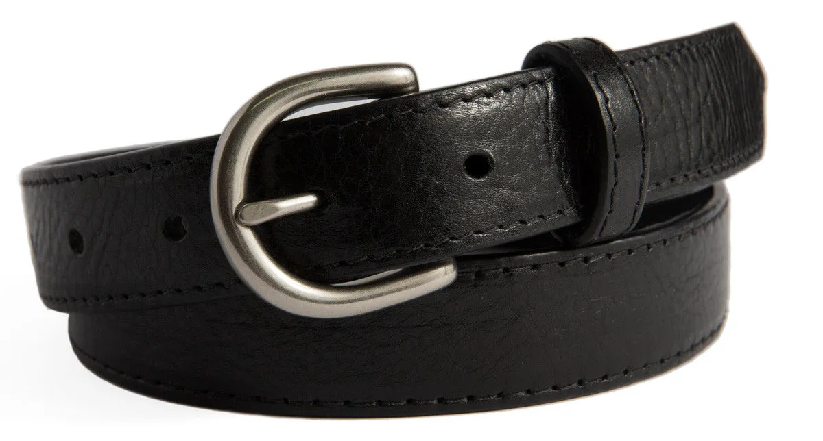 Soho Belt, (1.25") Brushed Silver Buckle