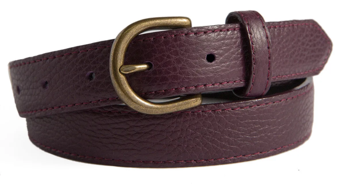 Soho Belt, (1") Antiqued Brass Buckle