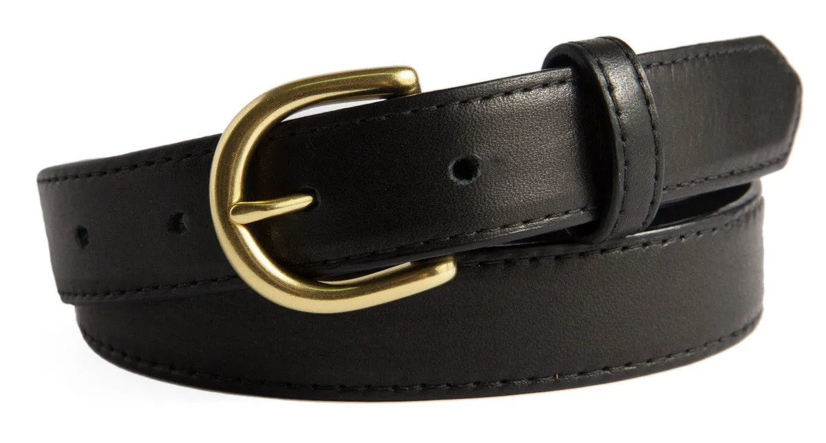 Soho Belt, (1") Gold Buckle