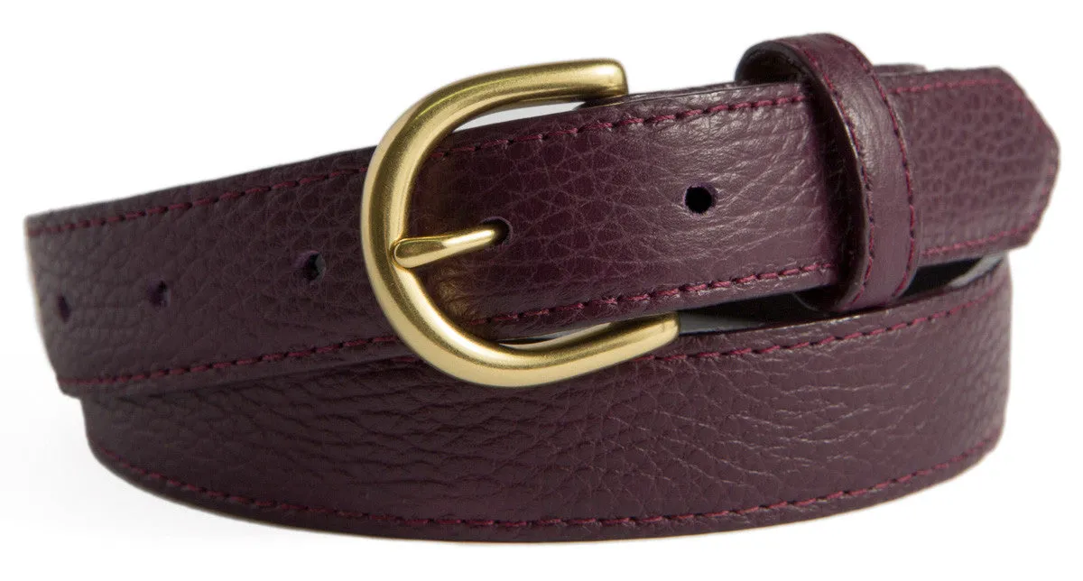 Soho Belt, (1") Gold Buckle