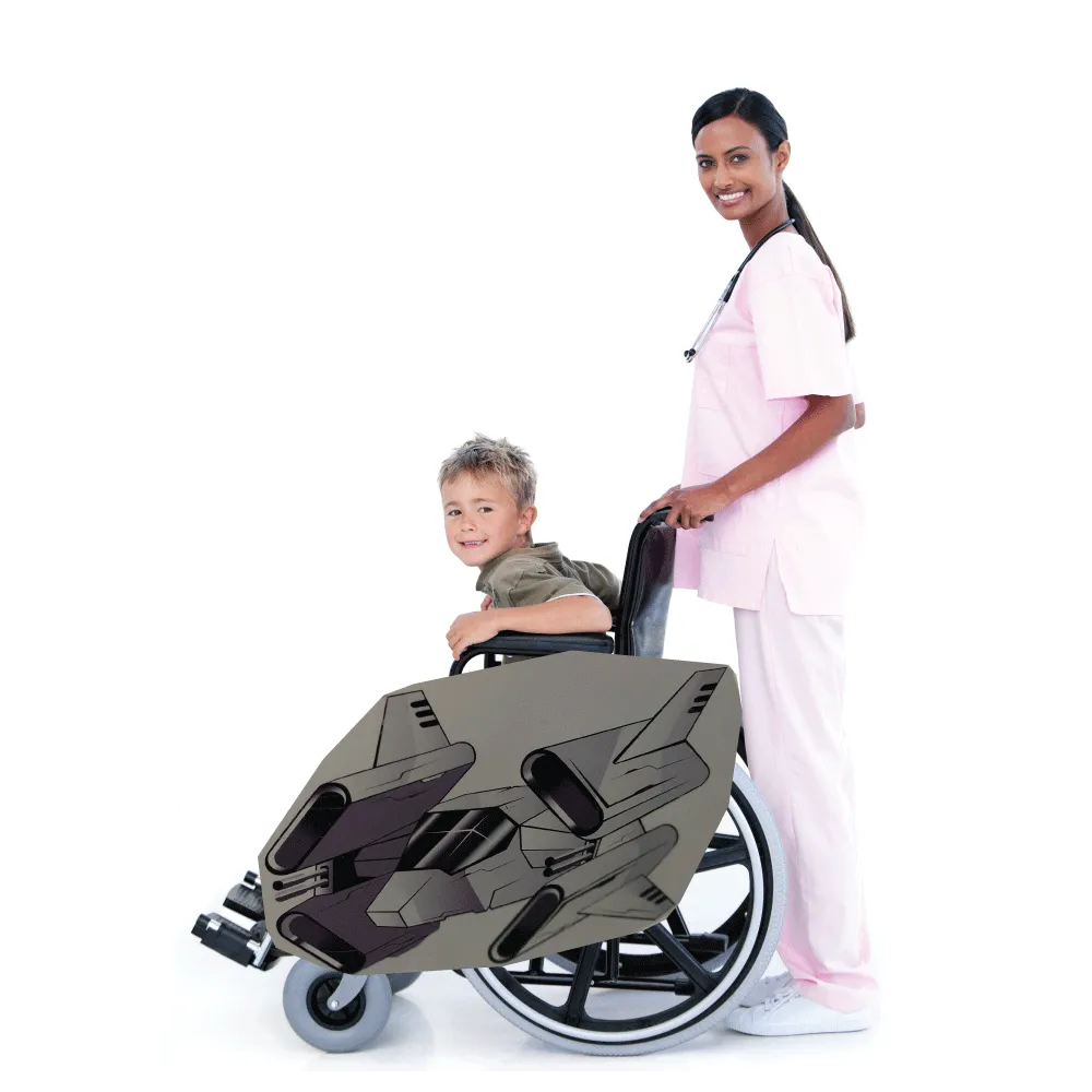 Space Wars 3 Wheelchair Costume Child's