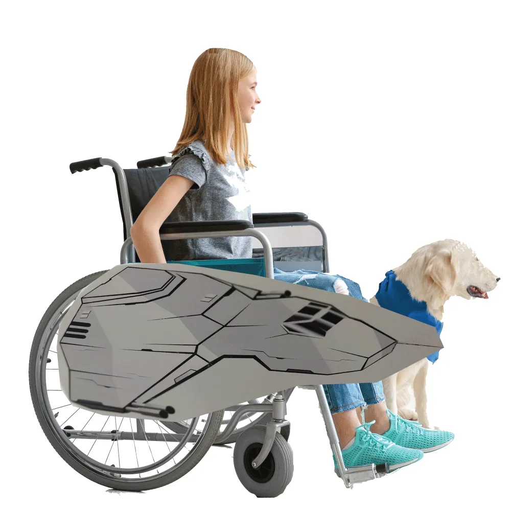 Space Wars 4 Wheelchair Costume Child's