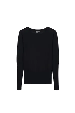 Standard Issue Merino Long Rib Sweater - Black`